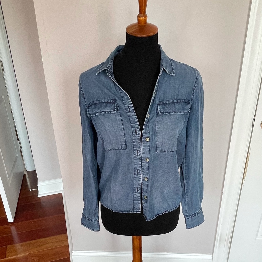 Soft Denim Button Down